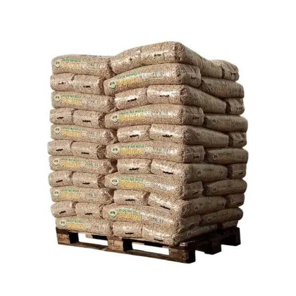 Bioenergie Holzpellets ENplus A1 / DINplus – 990 kg Palette (66×15 kg), Heizwert ≥4,6 kWh/kg, Nadelholz, Made in Germany