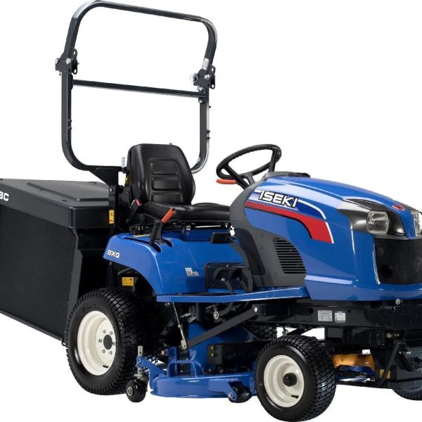 ISEKI Diesel Rasentraktor – 20 PS, 122 cm Schnittbreite, 590 L Fangkorb, Hydrostat, Profi-Aufsitzmäher
