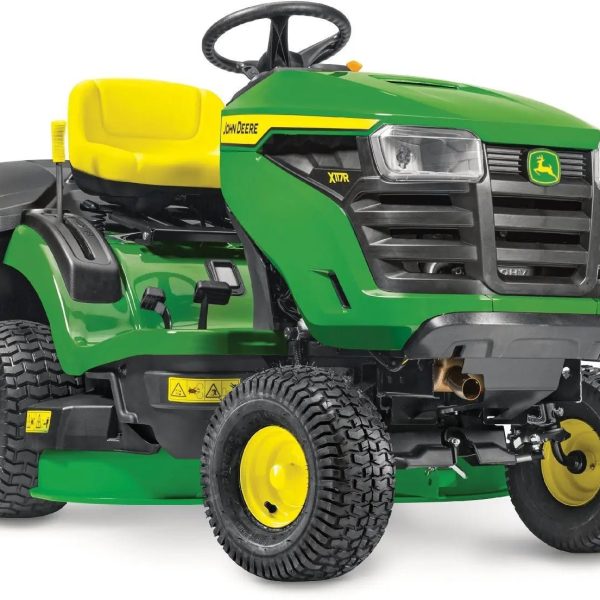 John Deere Rasentraktor X117R, 92 cm Schnittbreite, 17,5 PS, Hydrostat, 300 L Fangkorb
