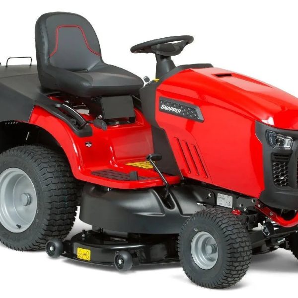 Benzin Rasentraktor 122 cm – 27 PS Briggs & Stratton V-Twin, 350 L Fangkorb, Hydrostat, Mulchkit inkl.