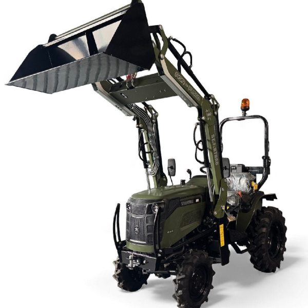 Startrac 22 Kleintraktor 22 PS Diesel – Allrad mit Frontlader, Schaufel & Galaxy Garden Pro Bereifung