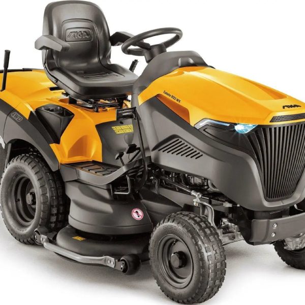 STIGA Estate 9122 WX Rasentraktor – 24,4 PS Honda GXV 690, 122 cm Schnittbreite, AWD, 360 L Fangkorb, Mulchfunktion