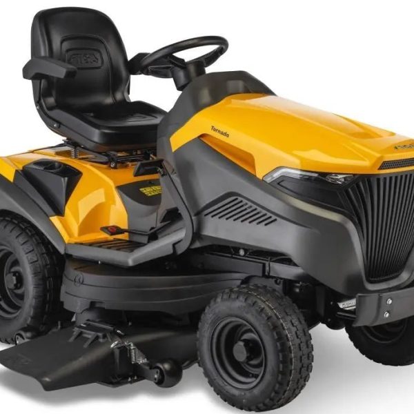 STIGA Tornado 9121 W Rasentraktor, 121 cm Schnittbreite, 21,5 PS V-Twin Motor, Hydrostat, Seitenauswurf & Mulchfunktion