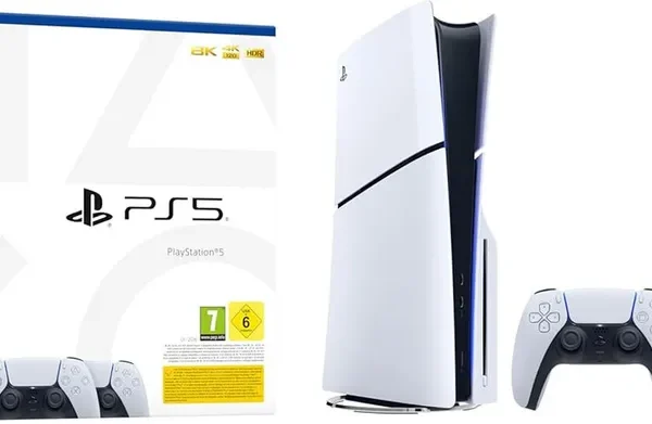 Sony PlayStation 5 PS5 Slim Disc Edition 1TB Konsole inkl. 2 DualSense Wireless Controller | 4K | 8K | 120 Hz | Blu-ray