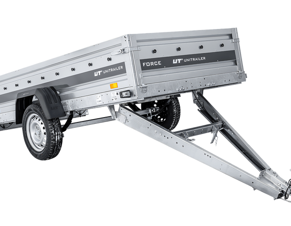 Autotransportanhänger auf Federn 264×125 UNITRAILER FORCE 264/R KIPP-Neu