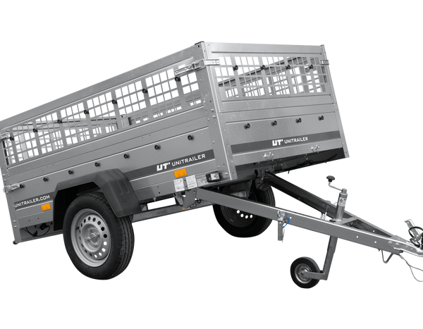 Einachsanhänger 200×125 UNITRAILER GARDEN 201 KIPP mit Gitterseitenwänden-Neu
