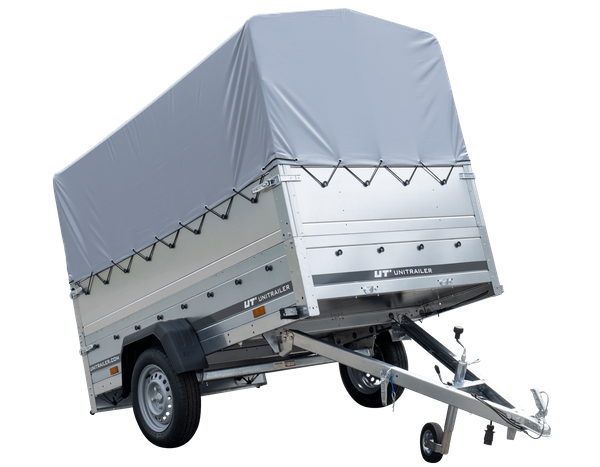 Führerschein B Anhänger GARDEN TRAILER 230 KIPP mit Stützrad, zusätzlichen Bordwänden, Hochplane und Hochspriegel H800-Neu