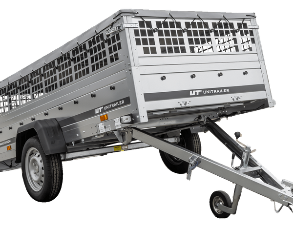 GARDEN TRAILER 264 KIPP mit Gitteraufsatz, Flachplane und Stützrad-Neu