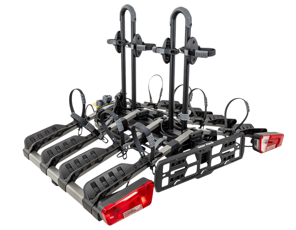 Inter Pack New Spider 4 – Anhängerkupplungs-Fahrradträger für 4 Fahrräder-Neu