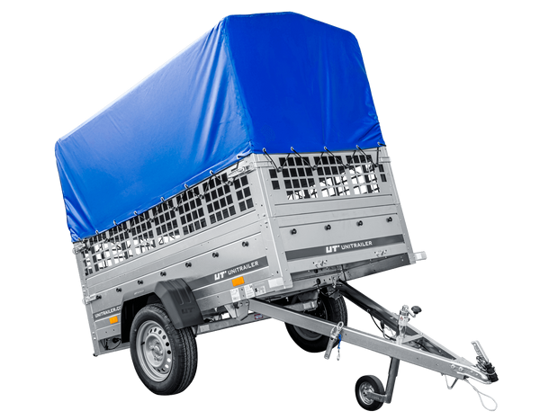 Kipp Anhänger Garden Trailer 200 KIPP mit Laubgitteraufsatz, Hochplane, Hochspriegel und Stützrad-Neu
