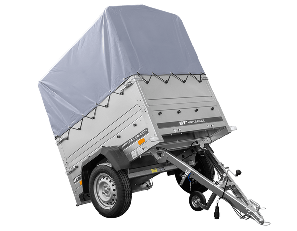 Neuanhänger Kipper ungebremst GARDEN TRAILER 150 KIPP mit zusätzlichen Bordwänden, Stützrad, Hochplane und Hochspriegel-Neu