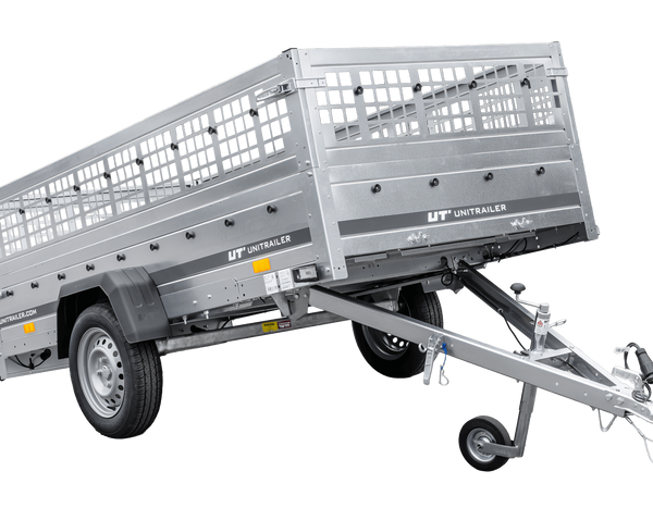 Trailer Anhänger GARDEN TRAILER 264 KIPP mit Gitteraufsatz und Stützrad-Neu