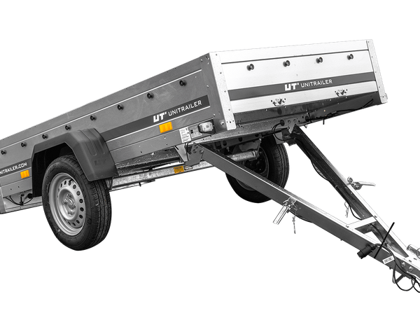 Transport Anhänger 230×125 Garden Trailer 230 KIPP Unitrailer 750 kg-Neu