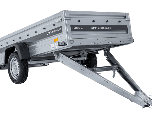 Ungebremster Anhänger 264×125 UNITRAILER FORCE 264 KIPP-Neu