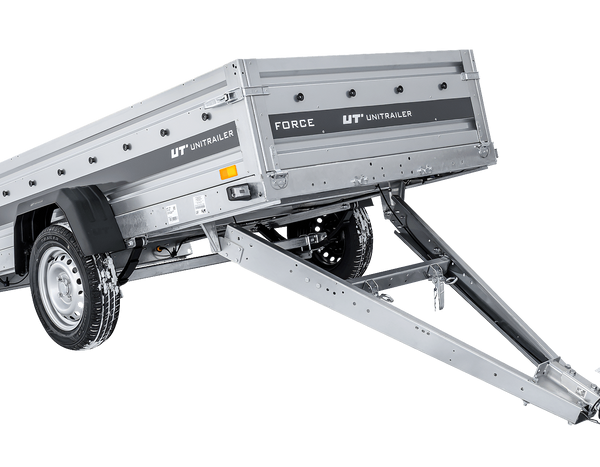 Ungebremster Anhänger mit Blattfedern 230×125 UNITRAILER FORCE 230/R KIPP-Neu